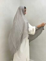 شال کنفی منگوله دار کد 310062 - تصویر 8