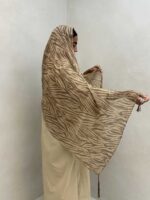 شال پلیسه طرحدار کد 310057 - تصویر 2