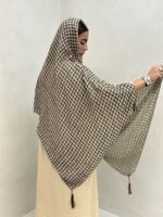 شال پیله ای طرحدار کد 310056 - تصویر 5