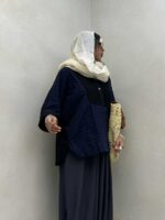 شومیز خامه دوزی کد 220454 - تصویر 7
