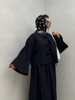 ست مانتو و دامن بنددار کد 160577 - تصویر 5