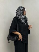 ست شومیز و شلوار پارچه گیپور کد 160579