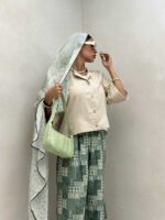 شومیز کنفی 4 دکمه کد 220459 - تصویر 7