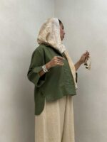 شومیز کنفی 4 دکمه کد 220459 - تصویر 3