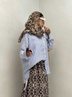شومیز راه راه کد 220460 - تصویر 9