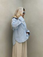 شومیز راه راه کد 220460 - تصویر 3