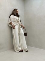 ست شومیز و شلوار کیمانو کد 160581 - تصویر 5