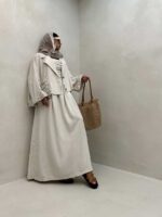 ست شومیز و پیراهن پیله ای کد 160580 - تصویر 11