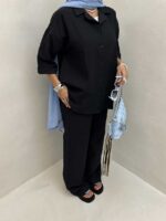 ست شومیز و شلوار پشت هلال کد 160583 - تصویر 6