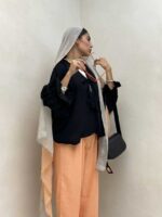 شومیز آستین کش کد 220462 - تصویر 3