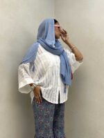 شومیز 2 جیب کج راه کد 220461