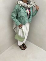 شومیز نیم تنه هلالی کد 220463 - تصویر 2