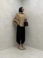 شومیز گیپور 2 جیب کد 220412 - تصویر 17