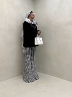 شومیز پاپیونی مراکشی کد 220464 - تصویر 8