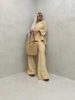 ست تیشرت و شلوار یقه هفت کد 160584 - تصویر 14