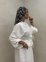 مینی اسکارف ZEBRA کد 310075 - تصویر 3