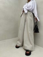 شلوار بگ لینن کد 101475 - تصویر 12