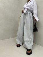 شلوار بگ لینن کد 101475 - تصویر 2