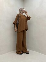 ست تیشرت و شلوار کد 160563 - تصویر 3