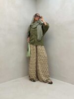 شومیز یقه مراکشی کد 220347 - تصویر 6