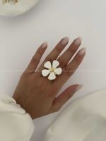 انگشتر طرح گل کد 310187 - تصویر 3