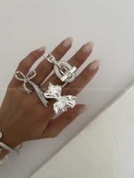 انگشتر پاپیونی NO.1 کد 310215