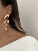 گوشواره طرح دار کد 310189 - تصویر 2