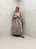 شومیز نیم تنه لنین کد 220485 - تصویر 5