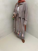 شومیز نیم تنه لنین کد 220485 - تصویر 6