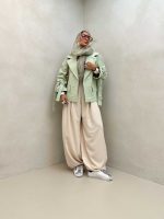 مانتو طرح جیب کد 120286 - تصویر 4