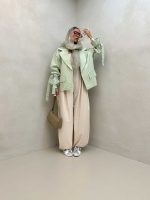 مانتو طرح جیب کد 120286 - تصویر 6