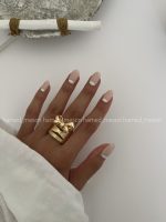 انگشتر پاپیونی ضربدری کد 310229 - تصویر 2