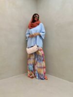 شومیز طرح پفکی کد 220469