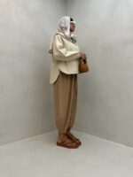 مانتو چاکدار 2 جیب کد 120290 - تصویر 7
