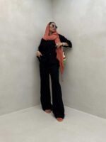 ست شومیز و شلوار تک جیب کد 160587 - تصویر 9