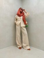 ست شومیز و شلوار تک جیب کد 160587