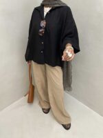 شومیز بغل چاک کد 220476 - تصویر 8