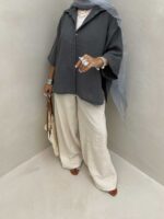 شومیز بغل چاک کد 220476 - تصویر 10