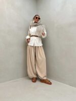 شومیز گیپور دو جیب کد 220472 - تصویر 5