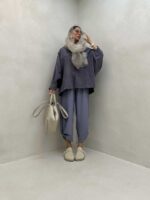 شومیز لنین ژاکارد کد 220475