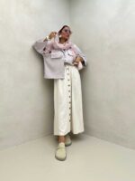 شومیز ساده 2 جیب کد 220477 - تصویر 9