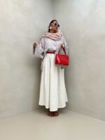 شومیز آستین بند کد 220473 - تصویر 3
