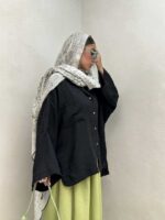 شومیز آستین بند کد 220473 - تصویر 12