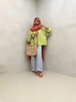 شومیز آستین گت کد 220482 - تصویر 7