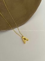 گردنبند حروف A کد 310183 - تصویر 2