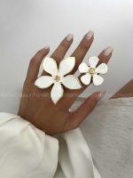 انگشتر طرح گل کد 310187 - تصویر 2