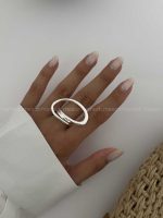 انگشتر بیضی کد 310157 - تصویر 2