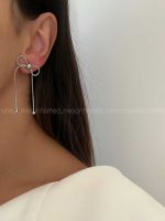 گوشواره پاپیونی طرحدار کد 310202 - تصویر 3