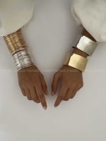 دستبند پهن کد 310148 - تصویر 2