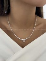 گردنبند مروارید دفرمه کد 310134 - تصویر 2